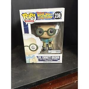 Funko Pop! Back to the Future Dr. Emmett Brown (Lightning) Loot Crate Exclusive
